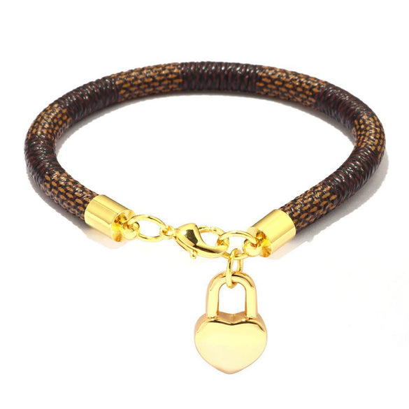 Wholesale Fashion Commuter Bracelet Copper Striped Geometric Gold Plated Accessories Jewelry For Women And Unisex