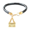 Wholesale Fashion Commuter Bracelet Copper Striped Geometric Gold Plated Accessories Jewelry For Women And Unisex
