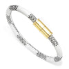Wholesale Fashion Commuter Bracelet Copper Striped Geometric Gold Plated Accessories Jewelry For Women And Unisex