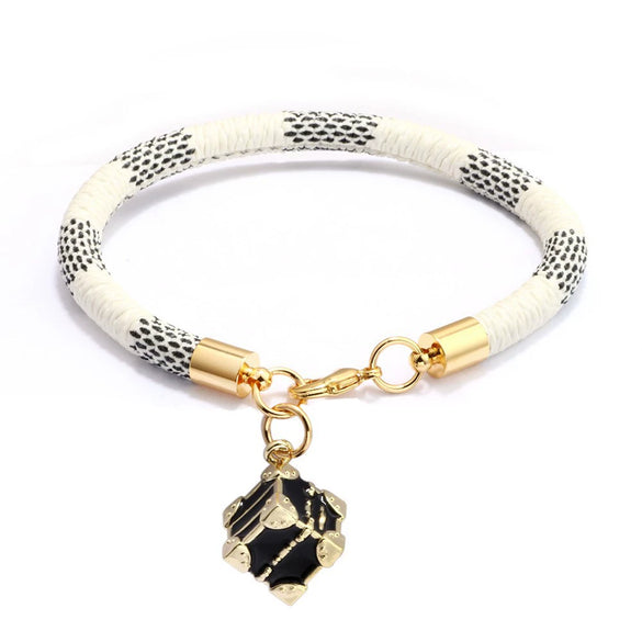 Wholesale Fashion Commuter Bracelet Copper Striped Geometric Gold Plated Accessories Jewelry For Women And Unisex
