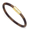 Wholesale Fashion Commuter Bracelet Copper Striped Geometric Gold Plated Accessories Jewelry For Women And Unisex