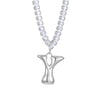 Wholesale Fashion Copper Zircon Necklace With Letters Numbers Text Pattern And Electroplating Cuban Chain Pendant