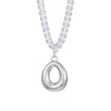 Wholesale Fashion Copper Zircon Necklace With Letters Numbers Text Pattern And Electroplating Cuban Chain Pendant