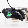 Wholesale Fashion Cowhide And Glass Glaze Handmade Geometric Devil's Eye Woven Bracelet