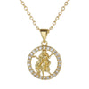 Wholesale Fashion Creative Copper Alloy Inlaid Zircon Constellation Geometric Pendant Ochain Necklace For Women
