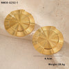 Wholesale Fashion Creative Geometric Titanium Steel And Stainless Steel Gold Plated Earrings
