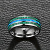Wholesale Fashion Creative Threeslot Patch Stainless Steel Ring With Geometric Style And Electroplating