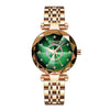 Wholesale Fashion Diamondencrusted Stainless Steel Band Waterproof Quartz Watch For Women With Round Dial And Spiral Crown