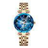 Wholesale Fashion Diamondencrusted Stainless Steel Band Waterproof Quartz Watch For Women With Round Dial And Spiral Crown