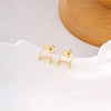 Wholesale Fashion Earrings Copper Gold Geometric Square Electroplated For Women