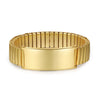 Wholesale Fashion Elastic Titanium Steel Bracelet With Geometric Style And Electroplating Design Unisex