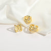 Wholesale Fashion Exaggerated Geometric Distressed Copper Ring For Women