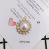 Wholesale Fashion Exquisite Crystal Pearl Bowknot And Fivepointed Star Pendant Earrings Jewelry Accessories With Electroplating Treatment