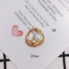 Wholesale Fashion Exquisite Crystal Pearl Bowknot And Fivepointed Star Pendant Earrings Jewelry Accessories With Electroplating Treatment