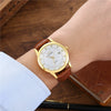 Wholesale Fashion Exquisite Trend Calendar Watch With Imitation Leather Strap And Alloy Case For Men And Women Leisure Style Round Dial