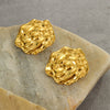 Wholesale Fashion Flower Leaf Titanium Steel Earrings 18K Gold Plated