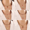 Wholesale Fashion Fruit Shaped Stainless Steel Pendant Necklace With O Chain And Electroplating Treatment For Women
