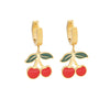 Wholesale Fashion Fruit Shaped Stainless Steel Pendant Necklace With O Chain And Electroplating Treatment For Women