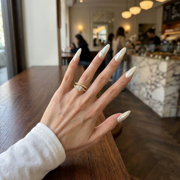 Wholesale Fashion Geometric Copper Electroplated Couple Rings For Women