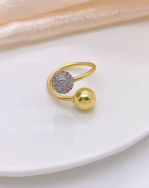 Wholesale Fashion Geometric Copper Ring With Electroplating Treatment Unisex