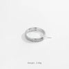 Wholesale Fashion Geometric Copper Ring With Platinum And 18K Gold Electroplating
