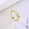 Wholesale Fashion Geometric Environmental Protection Copper Ring And Couple Bracelet Jewelry