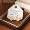 Wholesale Fashion Geometric Heart Shape Copper Electroplated Earrings For Women