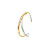 Wholesale Fashion Geometric Lines Color Matching Titanium Steel And Stainless Steel Electroplated Women's Bracelet