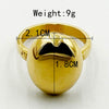 Wholesale Fashion Geometric Oshaped Casting Stainless Steel Ring For Women
