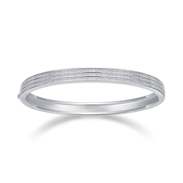 Wholesale Fashion Geometric S925 Silver Moissanite Star Amusement Bracelet Set With Diamonds