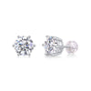 Wholesale Fashion Geometric 925 Silver Earrings Set With Moissanite