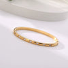 Wholesale Fashion Geometric Stainless Steel Bracelet With Furnace Electroplating For Women And Unisex