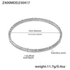 Wholesale Fashion Geometric 316L Stainless Steel Electroplated 18K Real Gold Color Ring Buckle Bracelet