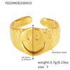 Wholesale Fashion Geometric 316L Stainless Steel Finger Ring Jewelry With Electroplating For Women