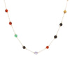 Wholesale Fashion Geometric Stainless Steel 18K Gold Plated Round Beads Star Necklace For Women