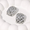 Wholesale Fashion Geometric Stainless Steel 18K Goldplated Earrings For Women