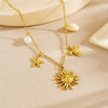 Wholesale Fashion Goldplated Stainless Steel Animalshaped Pendant Necklace For Women