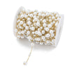 Wholesale Fashion Handmade Imitation Pearl Stainless Steel Necklace Chain With Electroplating