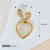 Wholesale Fashion Heart Shape Copper Jewelry Pendant With Electroplating For Women