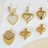 Wholesale Fashion Heart Shape Copper Jewelry Pendant With Electroplating For Women