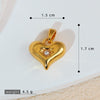 Wholesale Fashion Heart Shape Copper Jewelry Pendant With Electroplating For Women