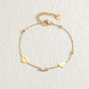 Wholesale Fashion Heart Shape Stainless Steel Electroplated Women's Love Bracelet