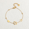 Wholesale Fashion Heart Shape Stainless Steel Electroplated Women's Love Bracelet