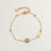 Wholesale Fashion Heart Shape Stainless Steel Electroplated Women's Love Bracelet