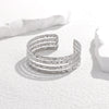 Wholesale Fashion High End Opening Joker Bracelet In Stainless Steel With Geometric Design And Electroplating Treatment