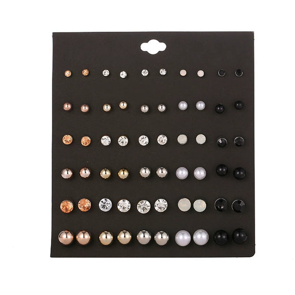 Wholesale Fashion Jewelry Alloy Earrings With Geometric Pattern And Electroplating Design