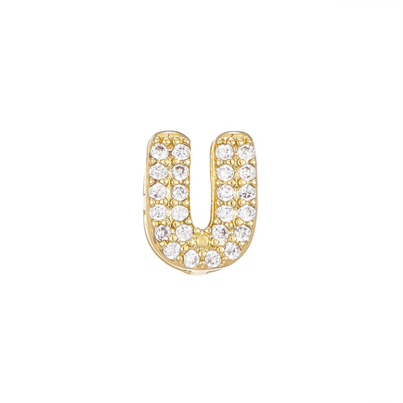 Wholesale Fashion Jewelry Copper Letter Pendant Clavicle Chain With Electroplating