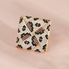 Wholesale Fashion Jewelry Copper Ring With Geometric Leopard And Snake Print Electroplated For Women