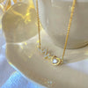 Wholesale Fashion Jewelry Heart Shaped Titanium Steel And Copper Necklace With Diamond Design