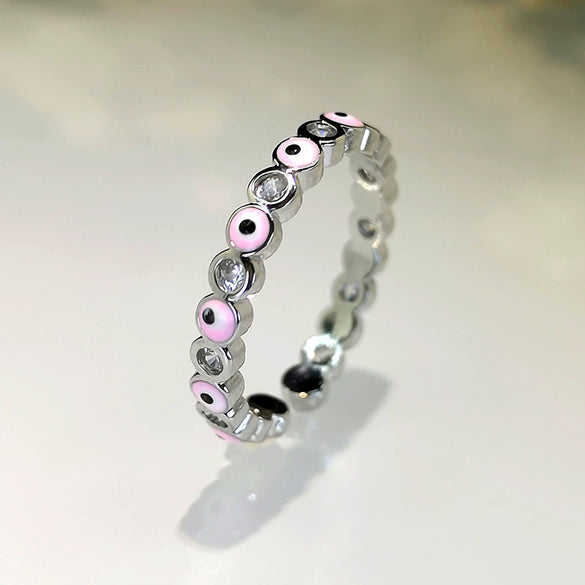 Wholesale Fashion Jewelry Opening Copper Ring Electroplated Gold Inlaid Crystal Zircon Geometric Design For Women